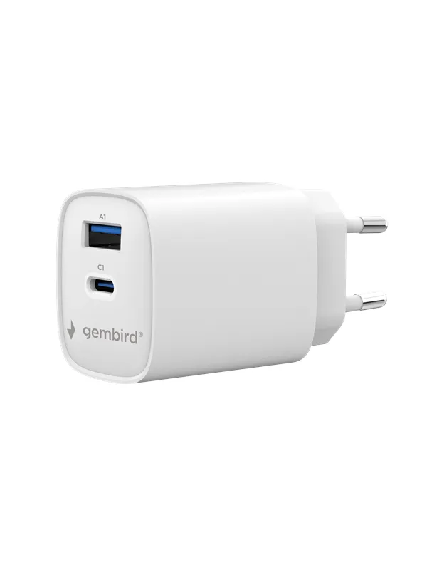 Gembird 2-port 45 W USB fast charger