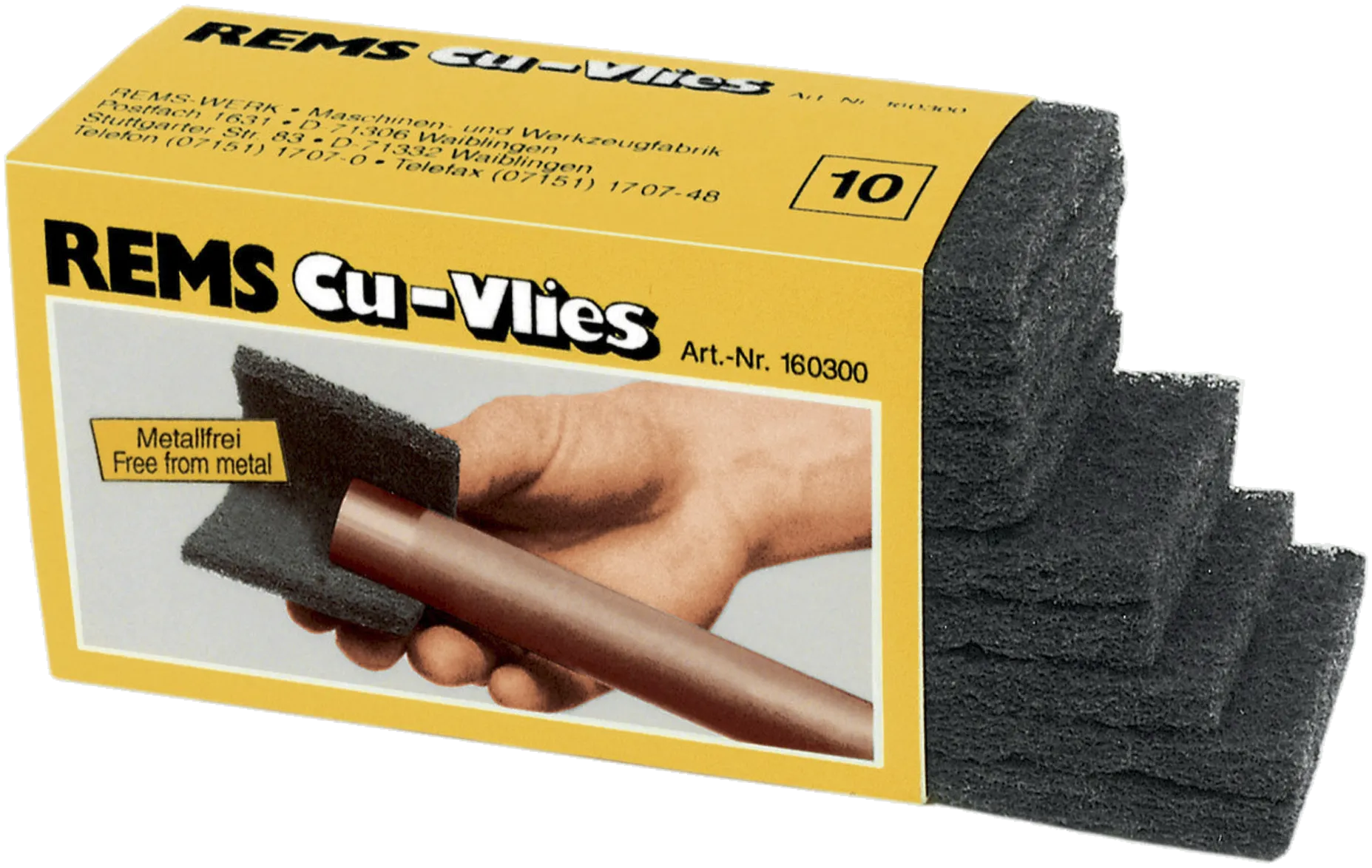 REMS vliesrensematte Cu 10 stk