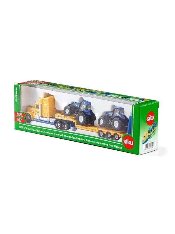 SIKU 1:87 Truck m/New Holland Traktorer