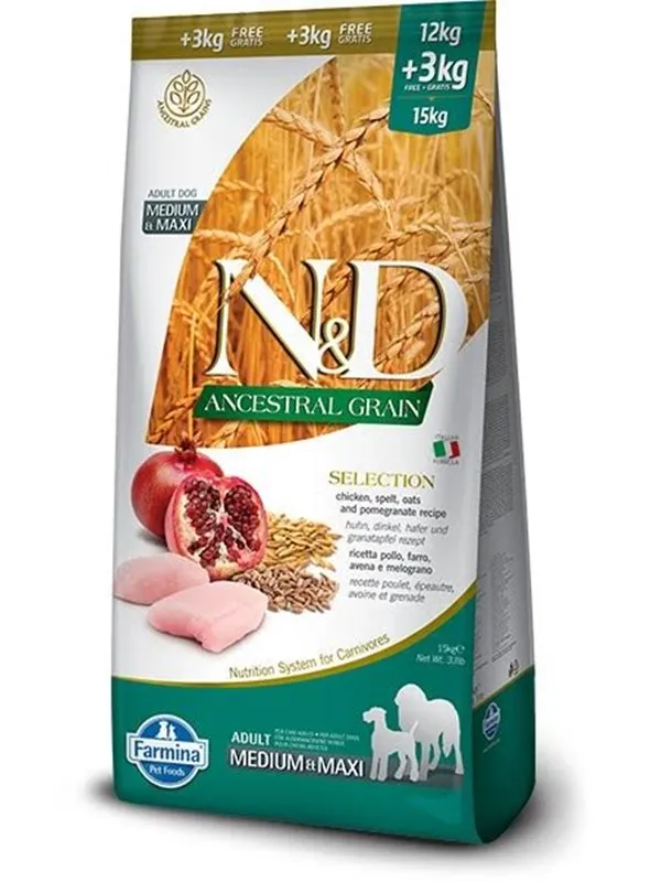 Farmina Pet Food N&D Ancestral Grain Canine 15 kg Adult Chicken