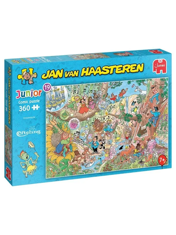 Jumbo Jan van Haasteren Jigsaw Puzzle Junior Efteling Dream Flight 360 pieces. Gulv