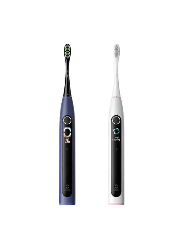 Oclean Elektrisk tannbørste Electric Toothbrush X Lite Duo Set Dark Blue+Grey