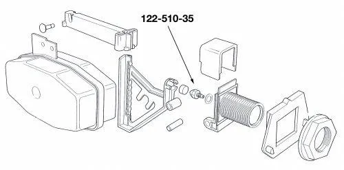 Dyse 3,5 mm 35 til Ryom drikkekar