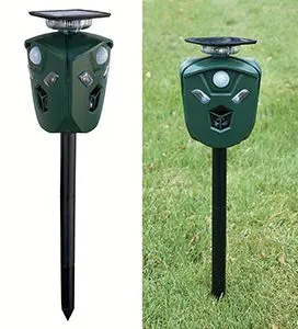 Ultralydsskremmer Alarm/Blitz/PIR