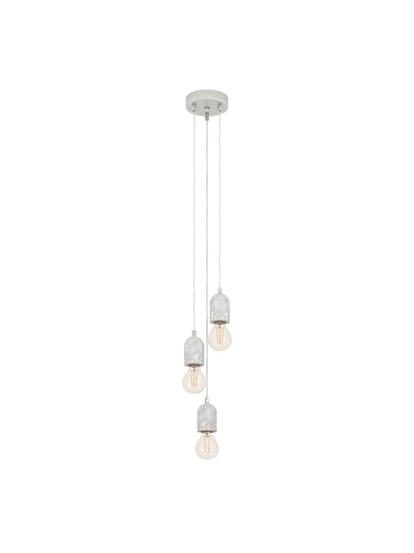 EGLO SILVARES pendant light 3L grey