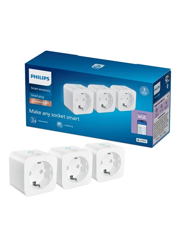 Philips Smart Lighting Smartplugg 3-pakning