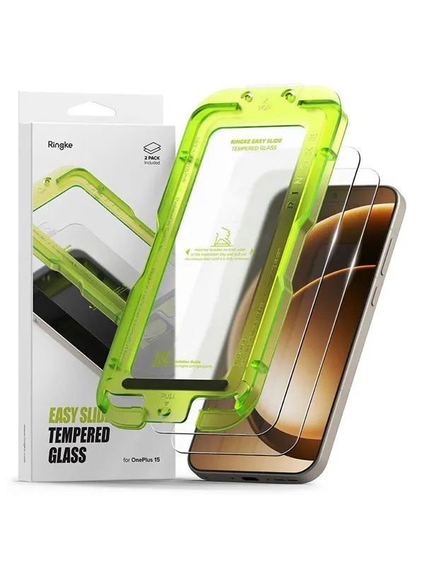 Ringke Easy Slide 2-Pack Tempered Glass for OnePlus 15