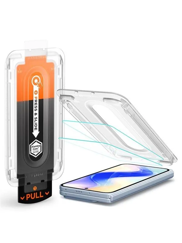 Spigen Glass tR EZ Fit Pro 2 Pack - transparency - Google Pixel 10 Pro Fold
