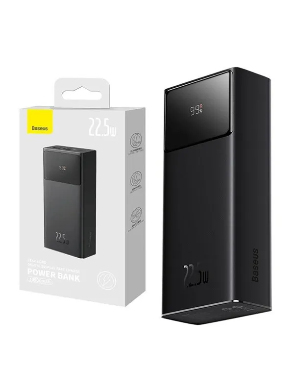 Baseus Star-Lord Nødlader - Svart - 30000 mAh