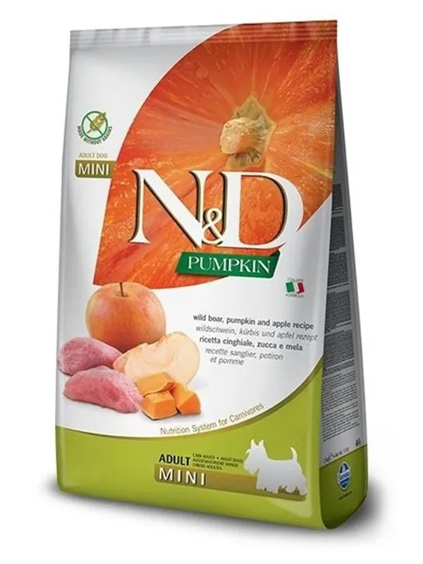 Farmina N&D Pumpkin Adult Mini Boar&Apple - dry dog food - 7 kg