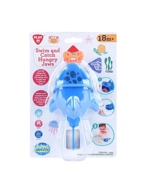 PLAY - Bath Toys Catch and Swim Hungry Shark 2pcs.