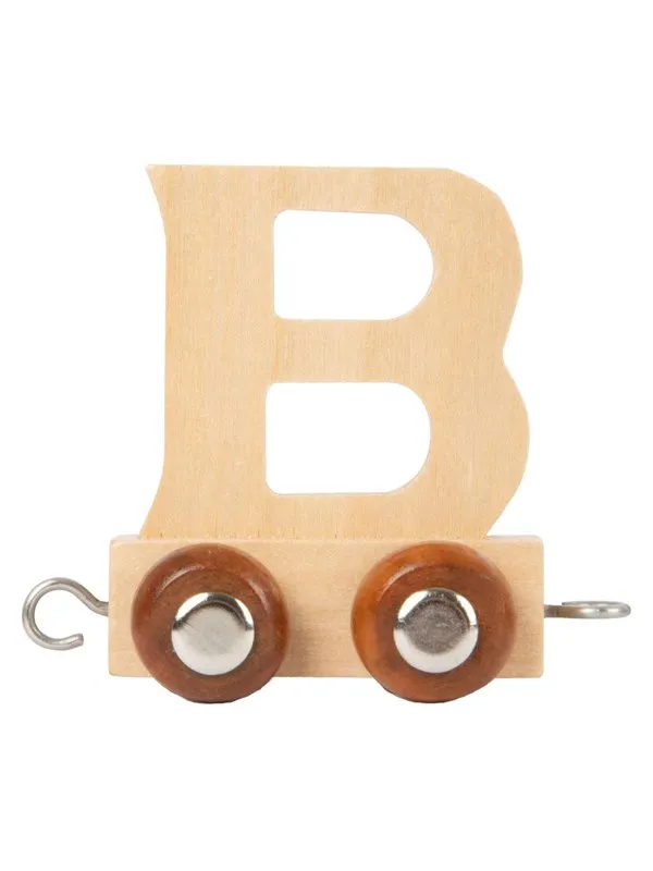 Small Foot - Wooden Letter Train - B - 12 pieces