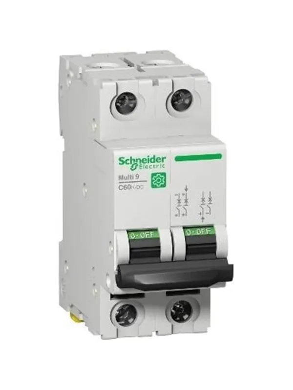 Schneider Electric Circuit breaker Multi9 C60H-DC 10A 2P C-characteristic 500VDC UL1077