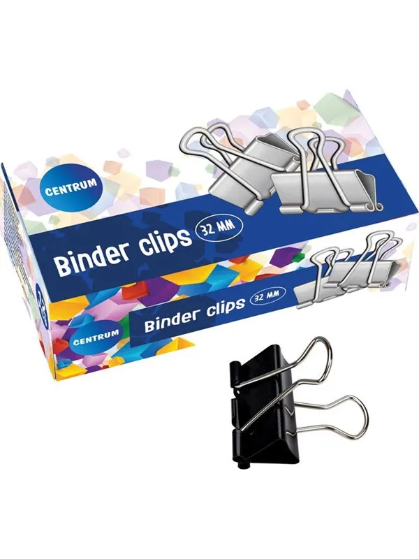 CENTRUM Foldback clamps 12 pcs. 32mm
