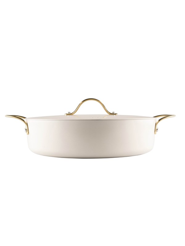 Heirol Royal Pearl Lav gryte med lokk, 4,1 liter, 28 cm