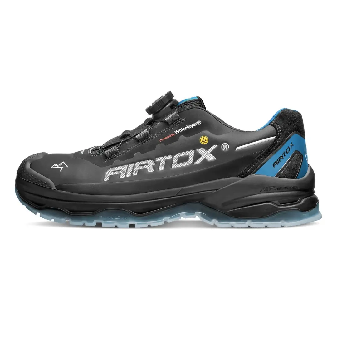 AIRTOX TX11 vernesko TX11 TransAm, Whitelayer spikertrampvern, PRO smart lacing, svart/blå - Str. 44