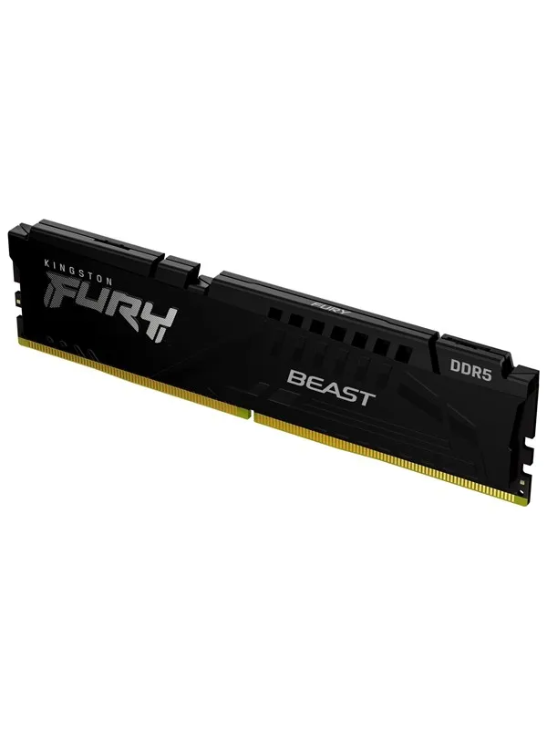Kingston FURY Beast DDR5-6000 - 8GB - CL36 - Single Channel (1 pcs) - AMD EXPO & Intel XMP - Svart