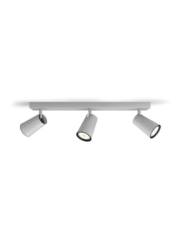 Philips PAISLEY bar/tube aluminium 3xNW