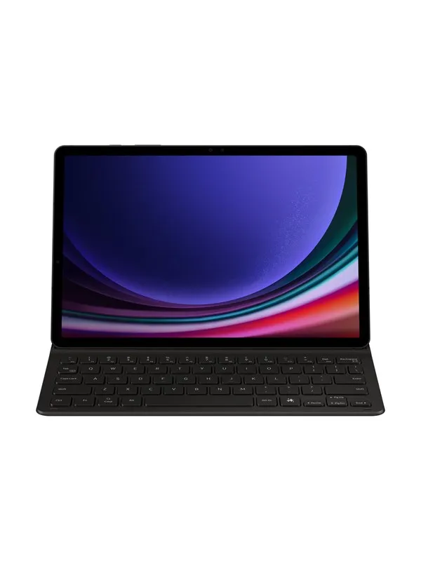 Samsung Galaxy Tab S10 FE / Tab S9 FE / Tab S9 - Book Cover Keyboard Slim - Black (Nordic) - Tastatur & Foliosett - Nordisk - Svart