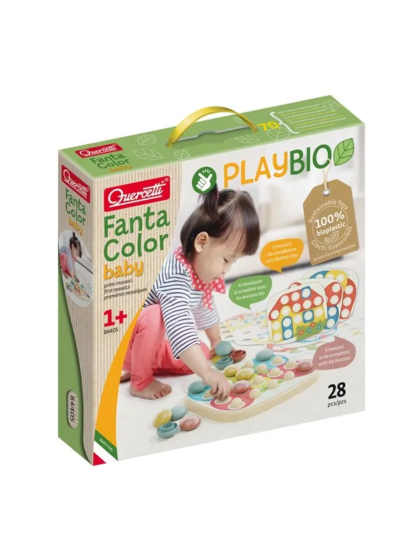 Quercetti - PlayBio Fantacolor Baby 28pcs