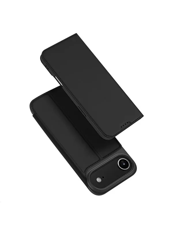 Dux Ducis Skin Pro Case for iPhone 17 Air with Flip and Card Slot - Black