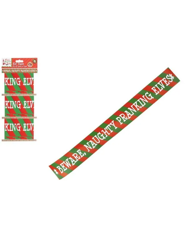 Elves Behavin' Badley Pranking Elf Tape 3 x 2.75cm
