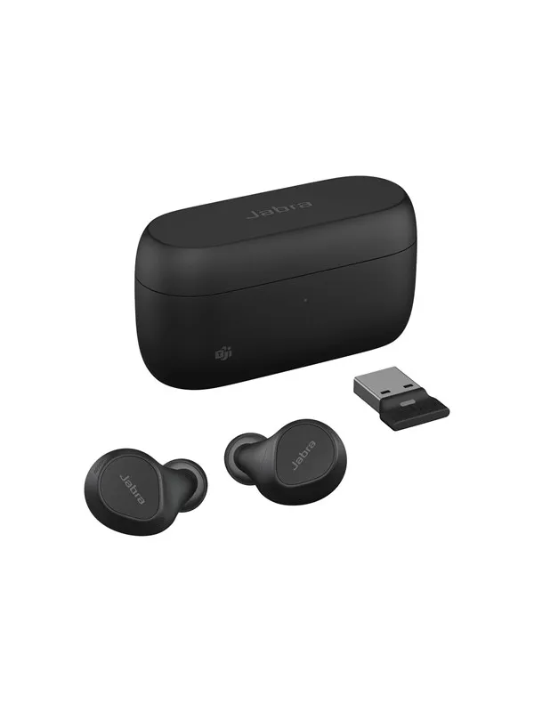 Jabra Evolve2 Buds USB-A MS incl. Wireless Charging Pad