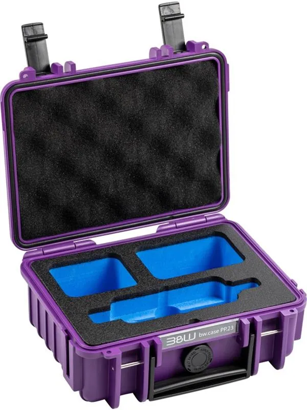 B&W International Case Type 500 for Insta360 X3 (purple)