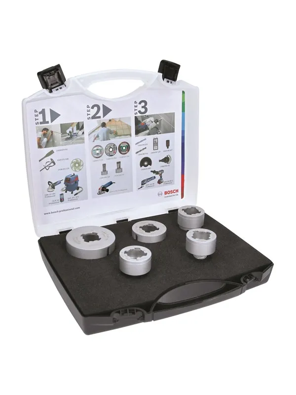 Bosch X-LOCK Dry Speed-sett, â 20, 25, 35, 51, 68 mm 68,0;51,0; 35,0;25,0;20,0