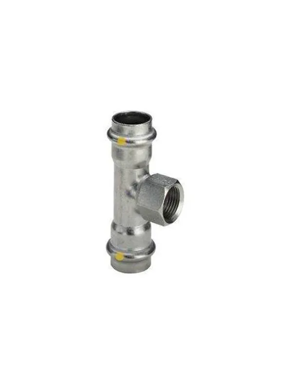 Viega Sanpress Inox Tee 28mm x 3/4" x 28mm stainless steel