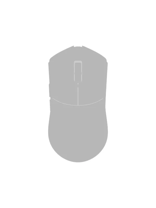 WLMouse BEAST G Mini Wireless - Gaming mus - Optisk - 5 - Hvit