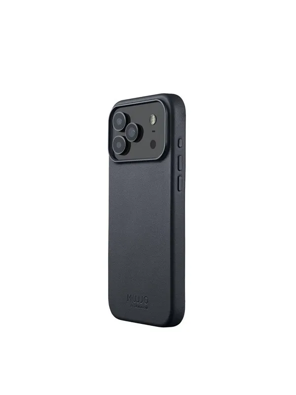 Mujjo Leather Case for iPhone 17 Pro Max - Basalt