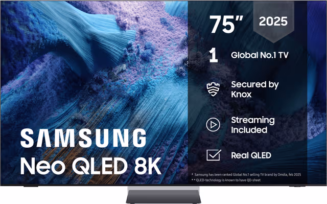 Samsung 75" QN990F Neo QLED 8K MiniLED Smart TV (2025)