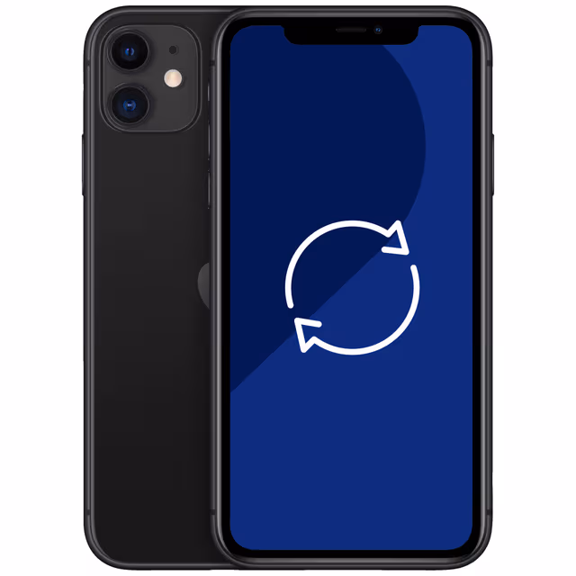 Brukt iPhone 11 smarttelefon 64 GB (sort)
