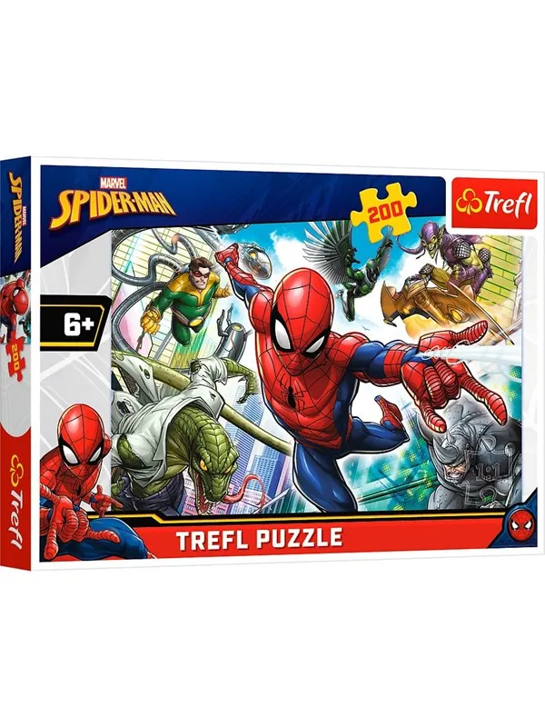 Trefl Puzzle - Spider-man - Born to be a superhero (200 pieces) Gulv