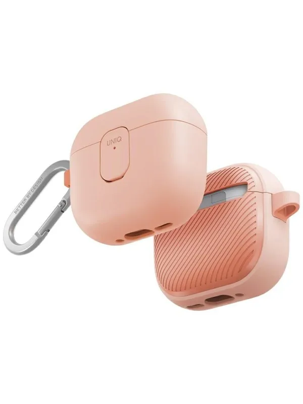 UNIQ Clyde Lock Case for AirPods 4 - Pink