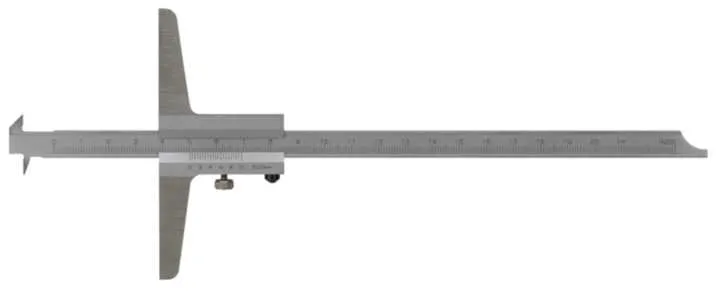 Dybdemål med doble hakker 200mm