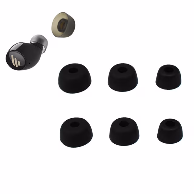 Øreplugg-hetter til Jabra Elite 75t / 65t / Active / Sport Evolve, S/M/L Sort