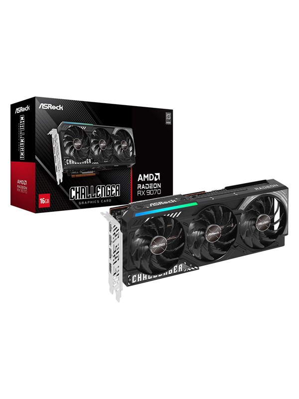 ASRock Radeon RX 9070 Challenger - 16GB GDDR6 RAM - Grafikkort