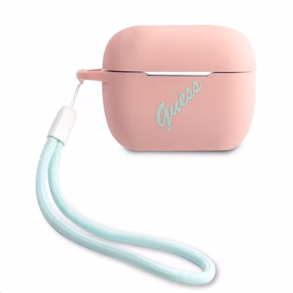 Guess AirPods Pro Deksel Vintage Silicone Rosa