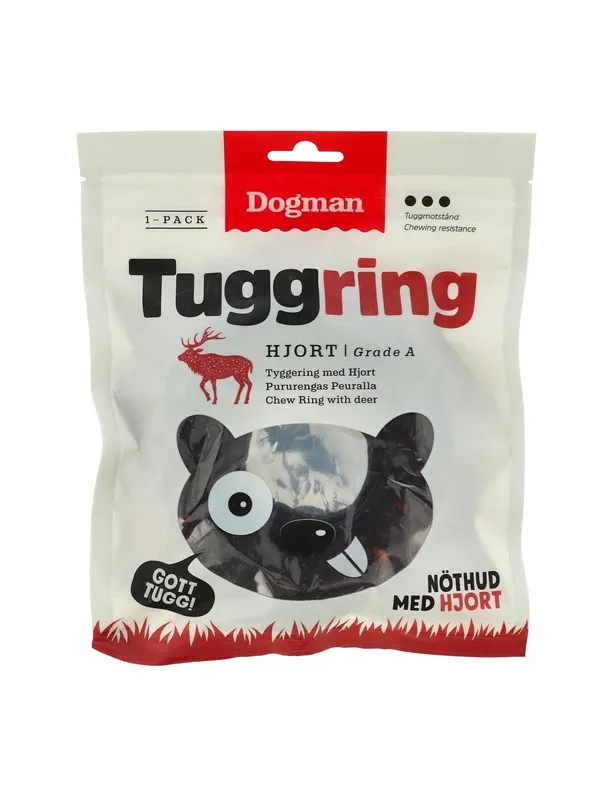 Dogman Hundegodbiter Tyggering Presset Hjort 160g