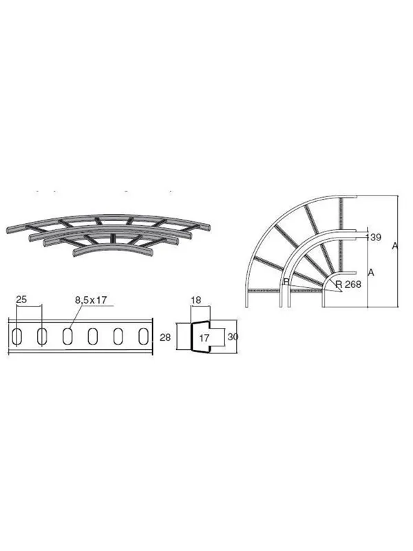 Wibe 90 bend 15-200 internal pre-galvanized