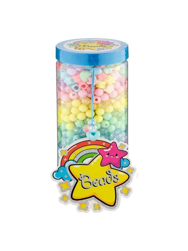 Creative Craft Group Rainbow Beads in Jar