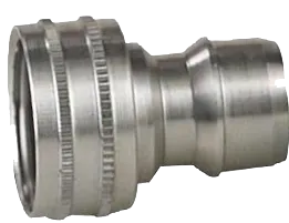 Nito 1/2" stainless steel nipple with 3/4" female bsp