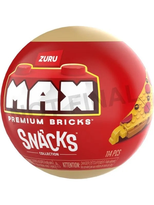 Max Premium Snack Capsule - Construction Playset in Surprise Ball