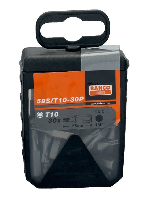 BAHCO 59S/T30-30P TORX T30 1/4" 25mm Standard Driver Bits