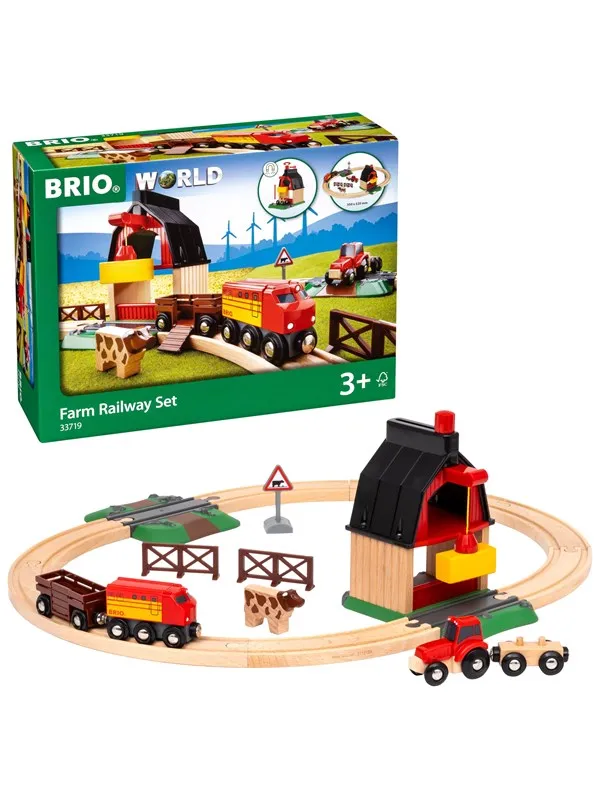 Brio Farm Railway Set