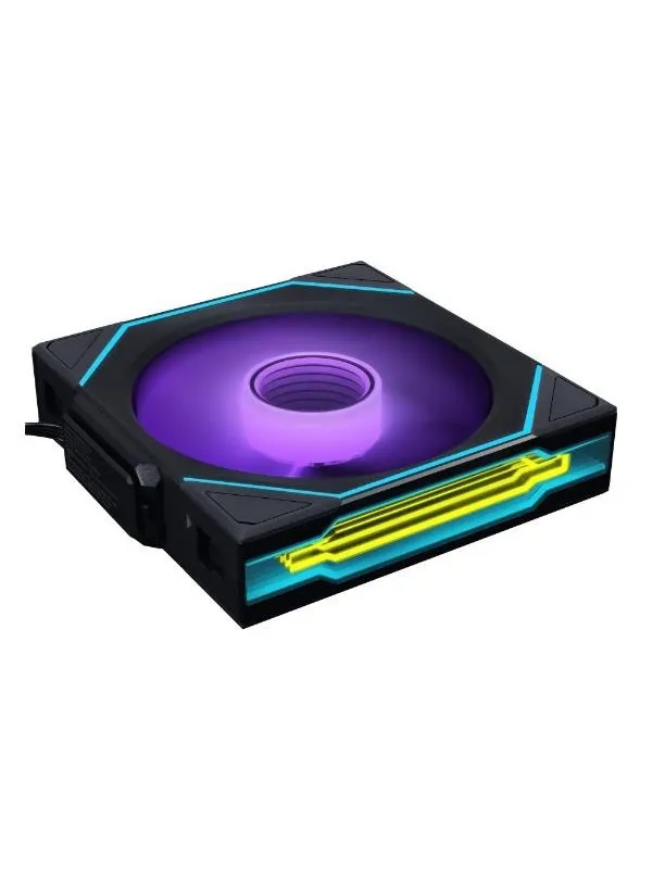 Lian Li SL-INFINITY Wireless 140 Black - Kabinettvifte - 140mm - Svart med RGB LED-lys