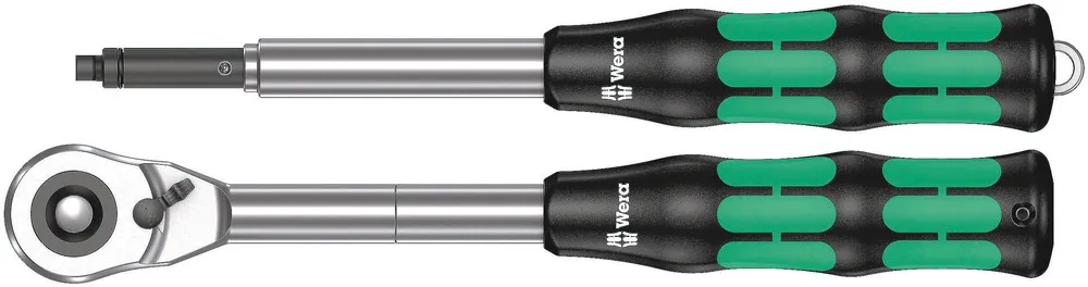 Ratskaft med 1/2′′ -tilkoblingsfatning. Wera-Zyklop Hybrid Set