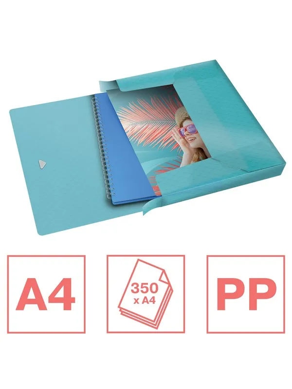 Esselte  Colour'Breeze Extra Capacity Box File Blue